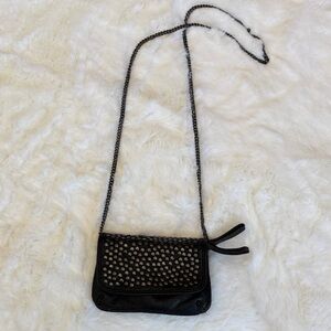 Studded Black Crossbody Bag